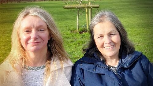 Cllr Mel Alcott and Cllr Sarah Murray