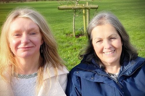 Cllr Mel Alcott and Cllr Sarah Murray