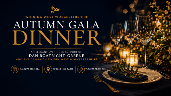 Book the Autumn Gala Dinner