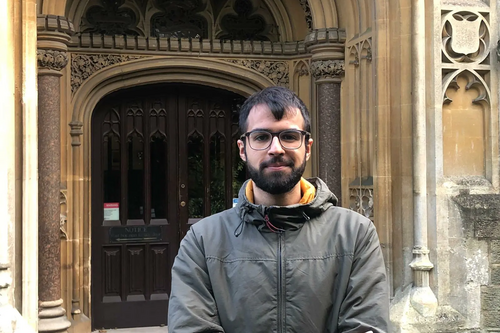 Cllr Kaleem Aksar outside the Council House September 2020